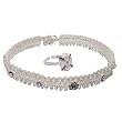 Anklet Toe Rings Pair Handmade Jewelry 10.5 inches (anklt463)