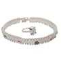 Ankle Bracelet Pairs Silver 10.5 Inches (anklt463)