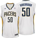 Tyler Hansbrough Jersey: adidas White Replica #50 Indiana Pacers Jersey