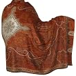 Paisley Wrap Wool Embroidered Shawl 84 x 40 inches