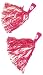 Barbie Cheerleader Costume Pom-poms Barbie Cheerleader Costume Pom-poms