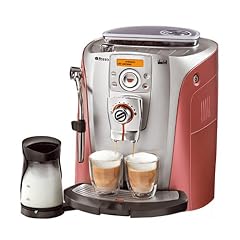 Saeco 10002925 Talea Ring Kaffee-/Espresso-Vollautomat himbeer / silber