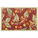 Accent Autumn Berry Toss Brown Green Contemporary Rug Size: 1'9 x 2'9 by 