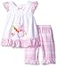 Bonnie Jean Girls' Bunny Appliqued Seersucker Playwear Set