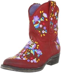 Apple of Eden LILI R 134 - 1, Damen Fashion Stiefel, Rot (Red), EU 39