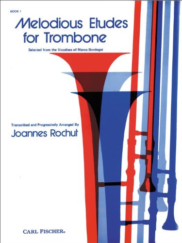 Carl Fischer Melodious Etudes for Trombone Series Book 1