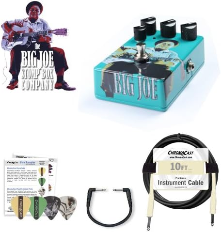 Big Joe Stomp Box B-408 Phaser Kit - Includes: Planet Waves Patch Cable, 10ft Cable & Pick Sampler!
