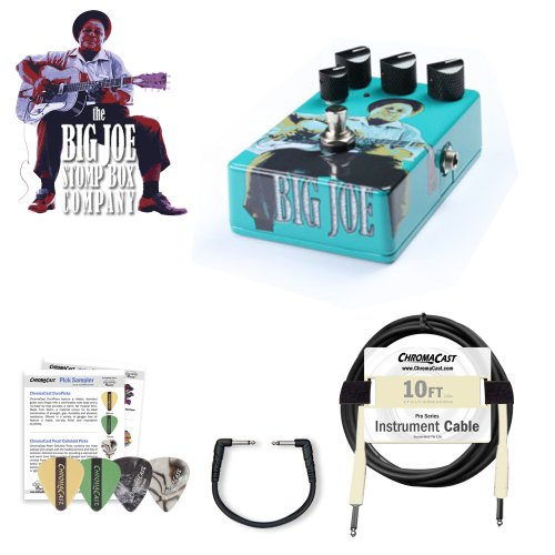 Big Joe Stomp Box B-408 Phaser Kit - Includes: Planet Waves Patch Cable, 10ft Cable & Pick Sampler!