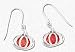Solid Sterling Silver Pumpkin Earrings
