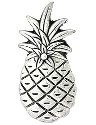 Sterling Silver Pineapple Brooch, 1 11/16 inch tall