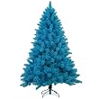 Pre-Lit Blue Cashmere Tree - 7.5'