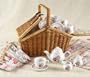 Deluxe Childrens Porcelain Tea Set in Wicker Basket