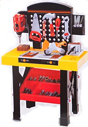 51+ Piece Junior Power Tool Kids Workshop Set / Workbench
