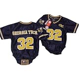 Georgia Institute of Technology Yellow Jackets NCAA Football Infant/baby Onesie Jersey M