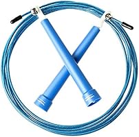 Springseil High Speed - Perfekt F&uuml;r Crossfit - Boxen - Double Unders - MMA - Boxtraining - WODs - Fitness Workout - Freeletics - Rope Skipping und Seilspringen mit profi Speed Rope - 2 JAHRE GARANTIE