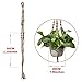 Antner Plant Hanger 4 Legs 35.5 Inches Macrame Jute Upgrade Version Hanging Planter for Indoor Outdoor and Square Pots,No Hoop