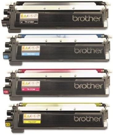 Toner Tech © Brother Tn-210 Toner Cartridge Set, Brother Tn-210bk, Brother Tn-210c, Brother Tn-210y, Brother Tn-210m (Brother Tn210 Black, Cyan, Yellow, Magenta) Professionally Remanufactured for Brother Hl-3040cn, Hl-3045cn, Hl-3070cw, Hl-3075cw, Mfc-9010cn, Mfc-9120cn, Mfc-9125cn, Mfc-9320cw, Mfc-9325cw Printers