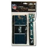 NFL Philadelphia Eagles 4pk Study kit on Blister Card - Pencil Holder , Ruler, Pencil Sharpener, Eraser