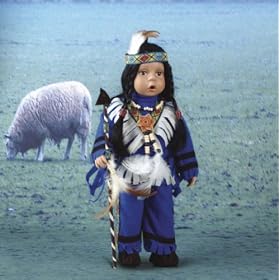 Click here to buy Adriel 12 Indian w Spear+Feathers Duck House ~Retired by Duck House Dolls.
