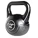 CAP Barbell Vinyl Coated Cement Kettlebell, Black 10LBS