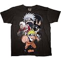 Naruto Fist Action Group Mens T-Shirt