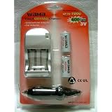 WAMA-RCR123Aリチウムイオン充電池2本と充電器