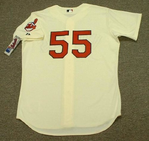 FAUSTO CARMONA Cleveland Indians Majestic AUTHENTIC Alternate Home Baseball Jersey, 52/2XL