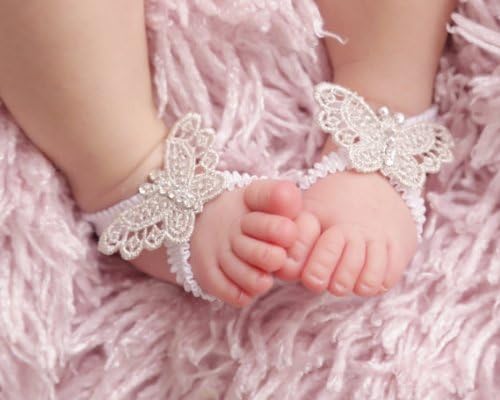Butterfly Baby Blooms for Baby Girls, Infants, Christening, Wedding, Summer