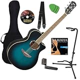 Yamaha APX500II Oriental Blue Burst Acoustic Electric Guitar GUITAR ESSENTIALS BUNDLE