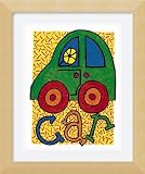 Car Framed Art Print by Karen Gutowsky,13.8 in. x 16.4 in. Framed