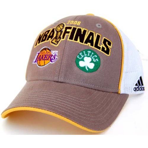 Adidas NBA Finals 2008 Los Angeles Lakers vs Boston Celtics Trucker Hat Cap -(One Size)