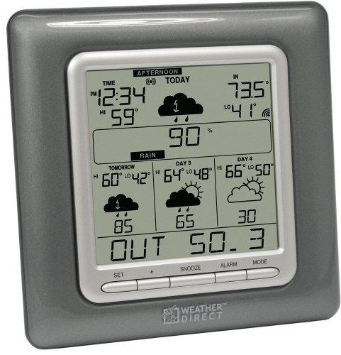 La Crosse Technology Weather Direct WD-3303U 4 Day Multi-Line Wireless Forecaster
