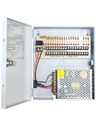 GW Security GWP1218-15A 18Ch 12 Volt 15 Amp (12V 18 Port 15A) Power Distribution Box for Security Camera CCTV DVR System - New Technology