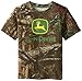 John Deere Little Boys' Short Sleeve Trademark Tee Mossy Oak Child
