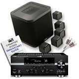 Yamaha RX-V2065 7.2 AV Receiver + Mission M-CUBE 5.1 speakers (Midnight) + Creative Audio £100 cable bundle (see below for details) + 9 Page Creative Audio Quickstart Guide. 2 Year Guarantee