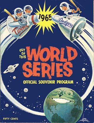 1965 World Series Poster - Los Angeles Dodgers vs Minnesota Twins
