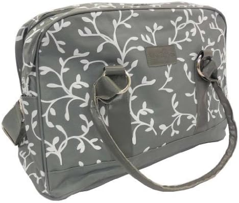Ziggles Diaper Bag, Gray/White by Ziggles