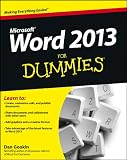 Word 2013 for dummies