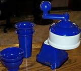 Snow Cone Maker Manual Machine Ice Candy Crusher Shaver