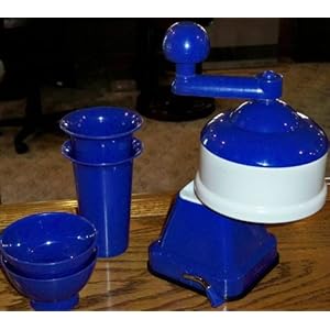 Snow Cone Maker Manual Machine Ice Candy Crusher Shaver