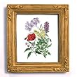 Exotic Bouquet - Gold Frame Magnet with pop-out easel (2-3/4" x 2-1/2")
