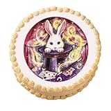 Magic Rabbit in Hat Hocus Pocus Cake Decorating, 1 Do-It-Yourself Edible Cake Art Image