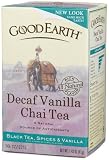 Good Earth Chai Vanilla, Decaffeinated, Tea Bags, 18-Count, Boxes (Pack of 6)