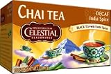 Celestial Seasonings Chai Tea, Decaf India Spice, 20-Count Tea Bags (Pack of 6)