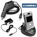 3 Pieces Value Combo Of Brand New Motorola RAZR V3, V3c, V3m, V3i, SLVR L7, L6, L2 Dual Desktop Battery Charger + Vehicle Power Charger with IC Chip + Home Travel Wall Plug In Ac Charger