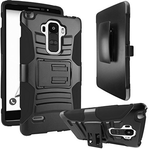 Lg g stylo case, atus®heavy duty kickstand holster cas…