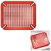 Kitchen Sink Mat Adjustable Contour Size, Red