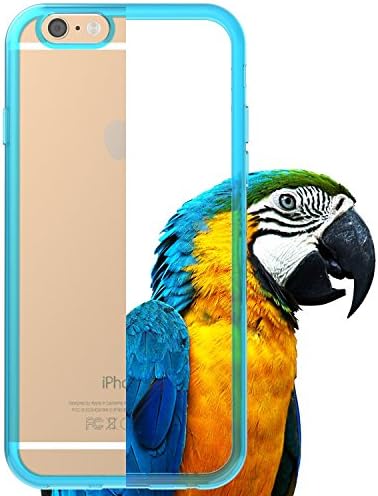 iPhone 6 Case, TruGlue Acrylic Tpu Transparent Hard Thin Case For Iphone 6 4.7 Inch Perfect Fit - Hard case (Blue)