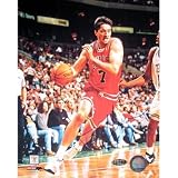 Toni Kukoc Chicago Bulls Red Jersey Vertical 8x10 Photo