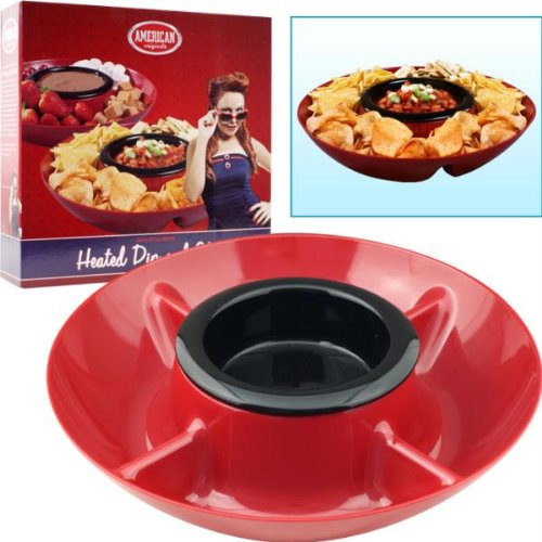 American Originals Electric Heated Dip And Chip Tray